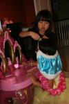 Kiki and Kendra playing with her new Disney Princess Vanity which she absolutely adores!