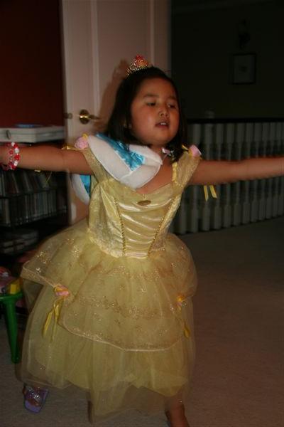 Tia, Kendra LOVES, LOVES, LOVES her Belle dress!