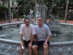 Raffles court yard.