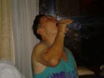 In our hotel room