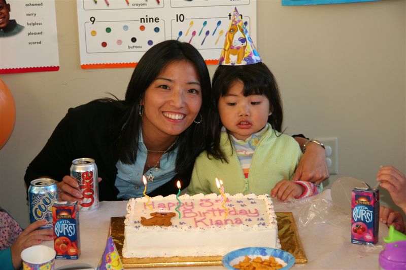 Kiki likes the doggie cake
