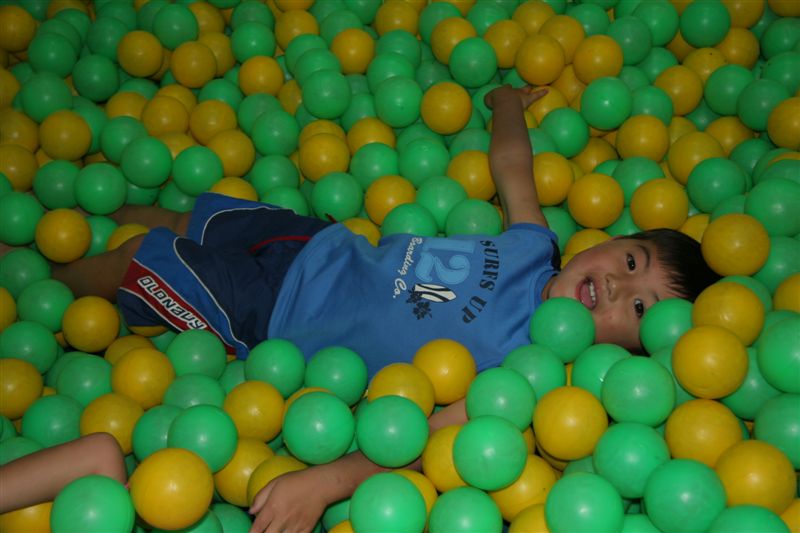 Ball pit at local shopping centre