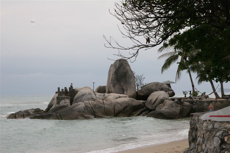 Scenery beside restaurant