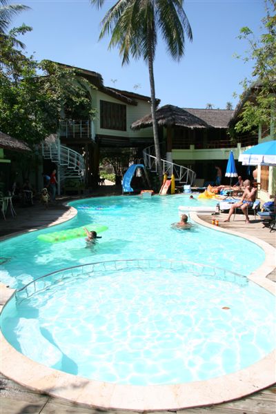 Our beloved pool! Where the kids lived for 3 weeks