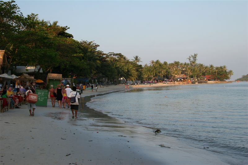 The beach front