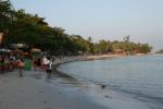 The beach front