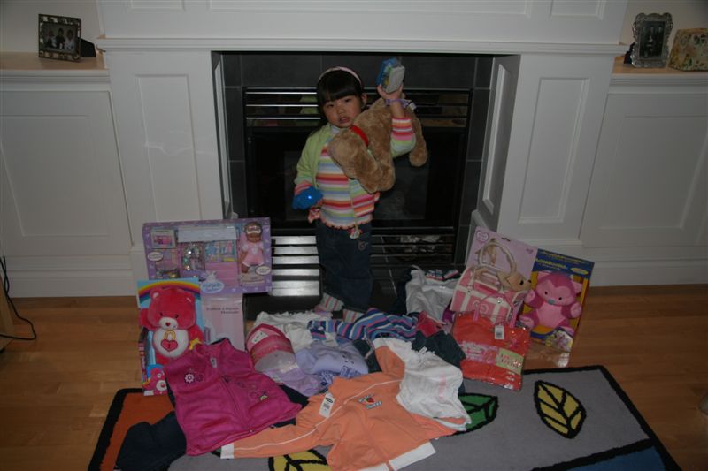 Thank you for my presents!