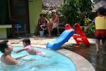 Not exactly a swan dive