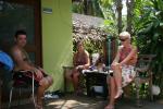 In front of the Ruggiero bungalow