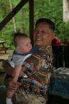 Grandpa and Brandon share the same barber