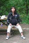 There! I moved from my camp chair now I'm ready to give birth!