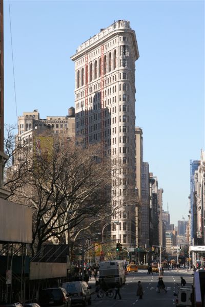 The Flat Iron building home of Peter Parker aka Spiderman