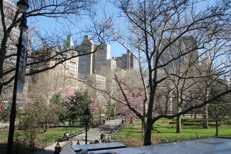 One of many public parks nestled in the heart of Manhattan