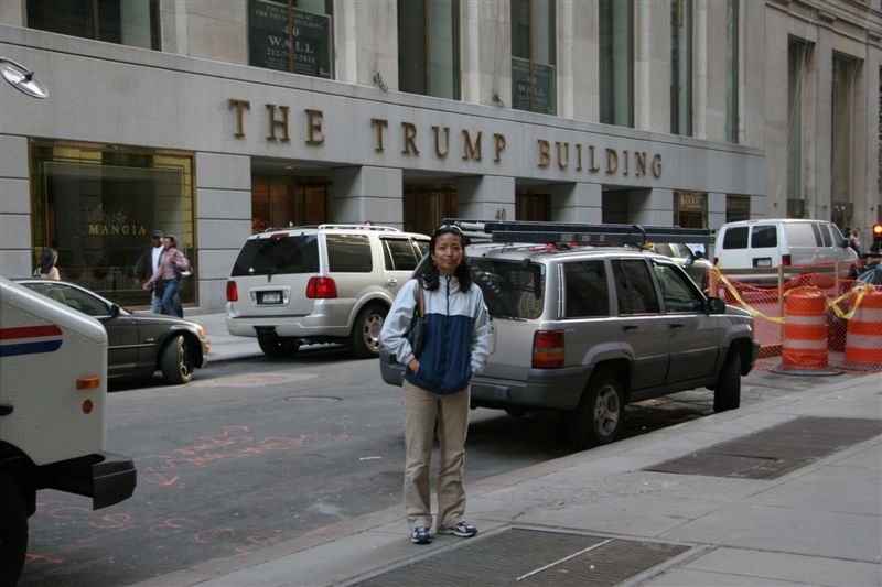 One of many trump buildings. This one is on Wall Street