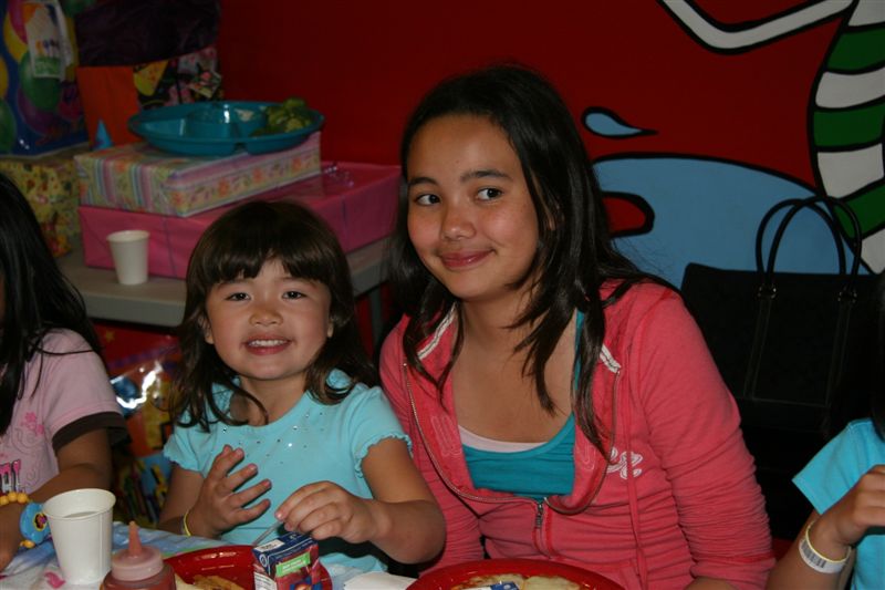 Sisters: Natalie (4) and Jax (12)