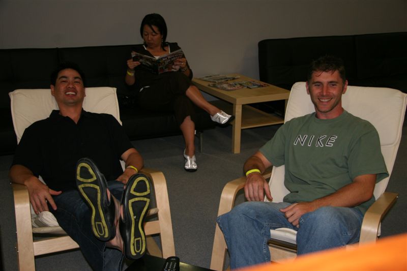 Parents lounge - more beer and tabloids please!