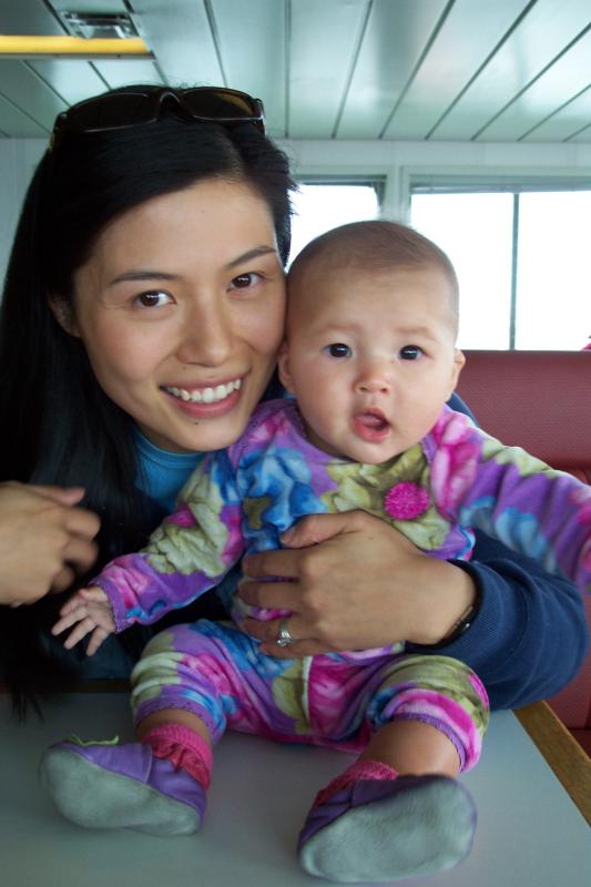 Auntie Jen says this outfit is "an explosion of colour"