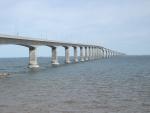 Confederation bridge from the New Brunswick side