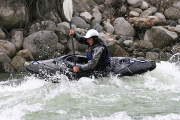 This was one of the rafting aids - in case we fell out! He was dreamy! 