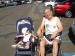 We love being wheeled around!
