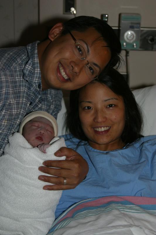 A 2 hour labour! Kendra popped out at 1:41 am on May 18, 2004