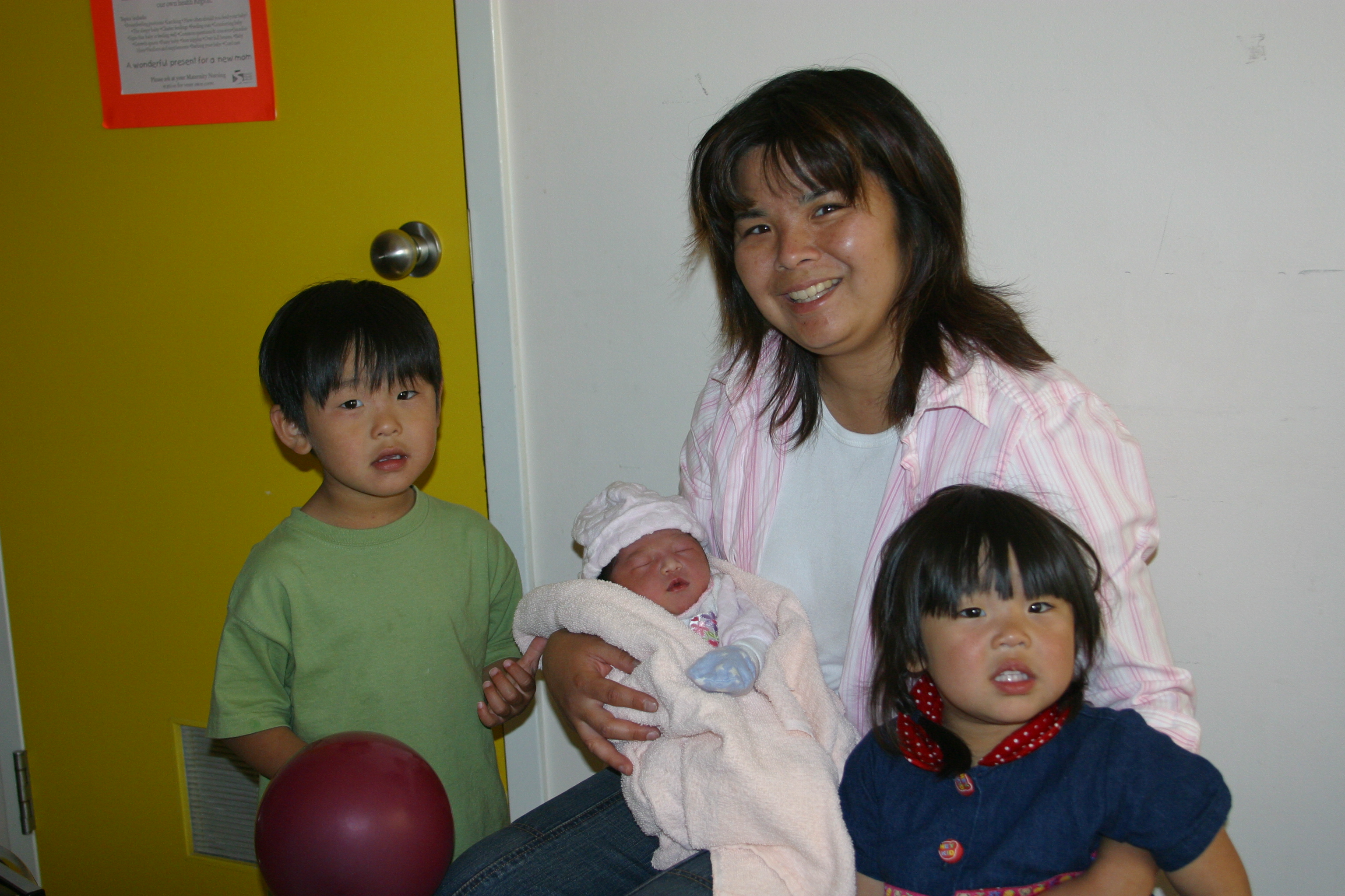 Cousin Connor, Auntie Julie and Samantha