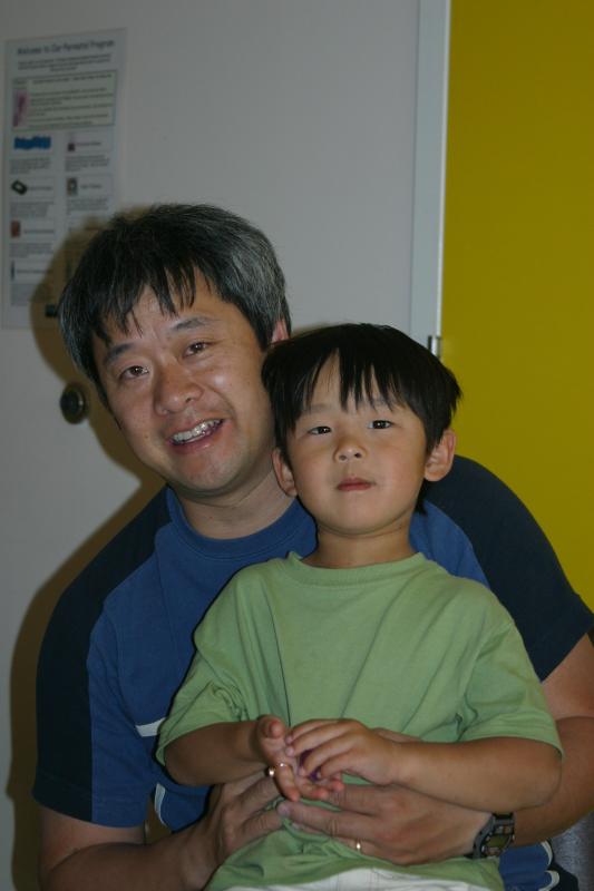 Uncle Conrad and cousin Connor