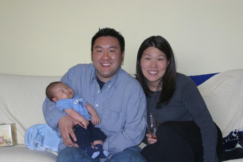 Kobe and his paretnts (Shyang and Nancy)