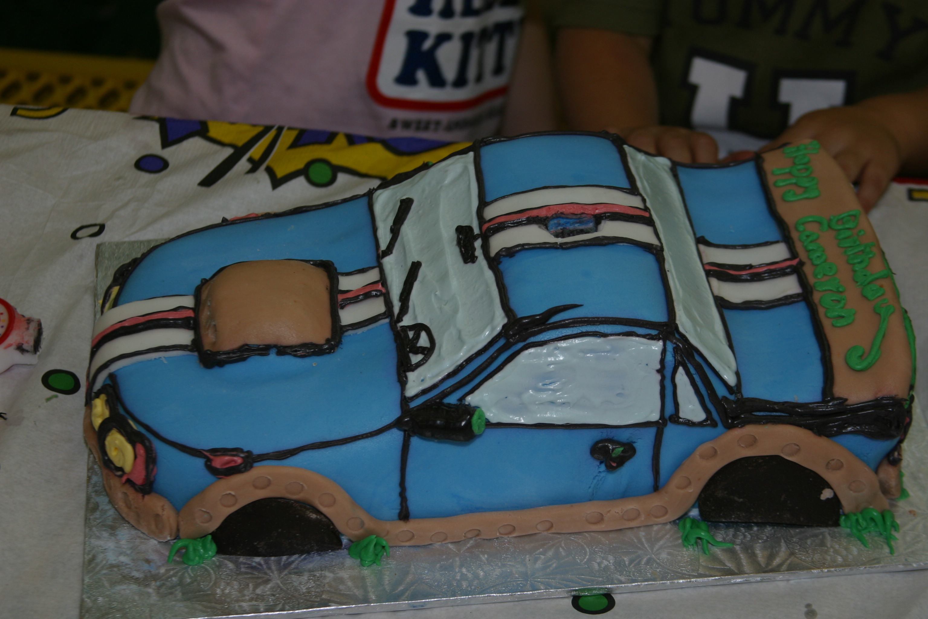 Cool car cake