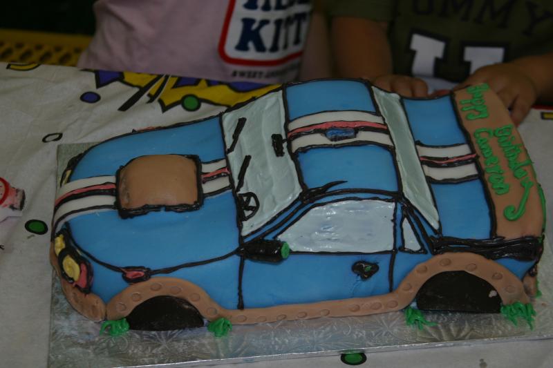Cool car cake