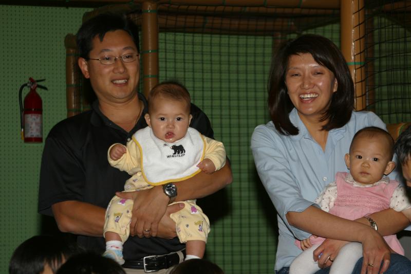 Baby Mei-Lin and Baby Natalie can't wait til they can give it a whack!