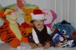 Kendra at 7 months - in her ho-ho hat!