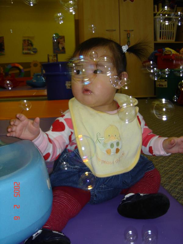 Tiny bubbles...