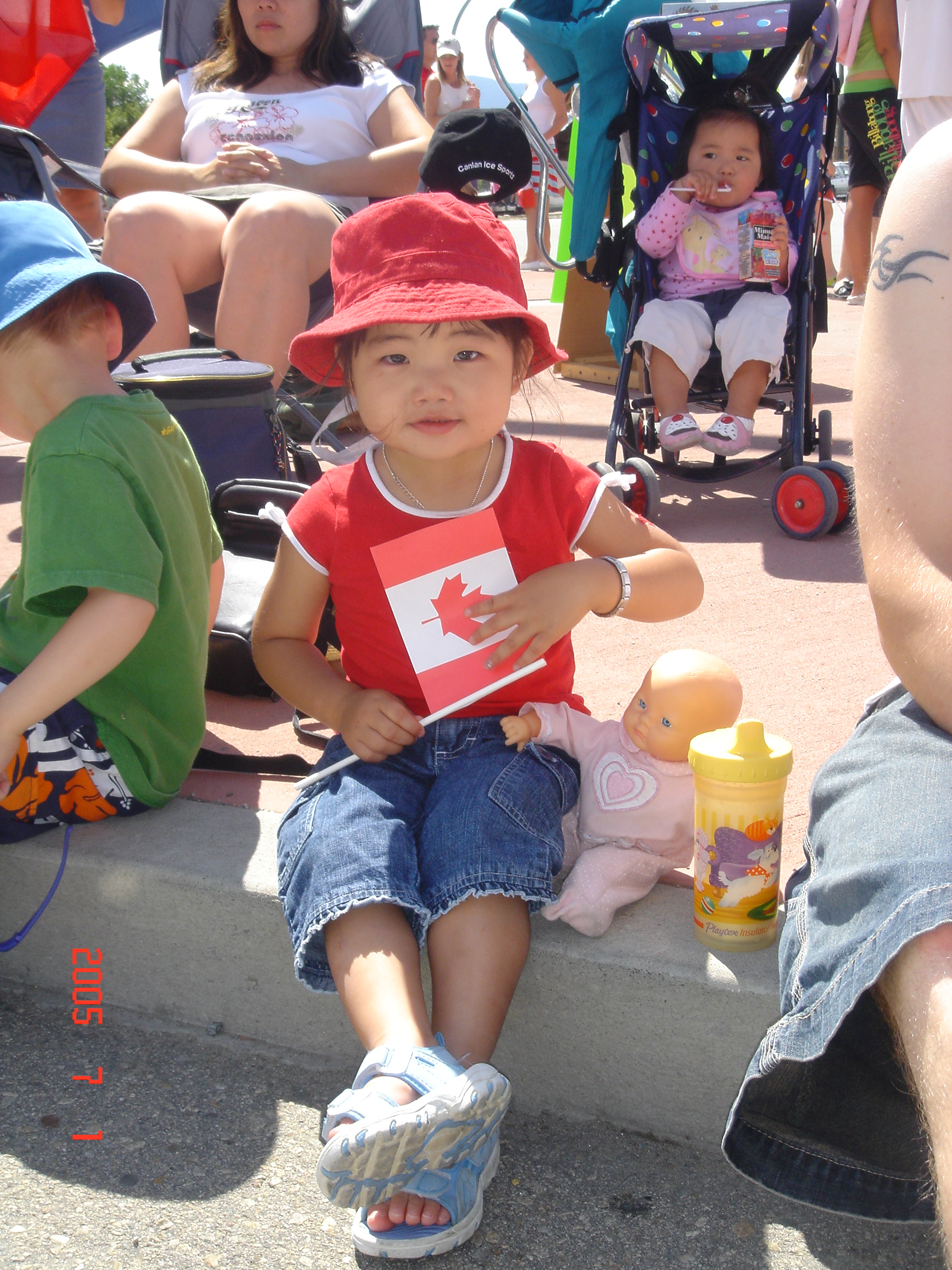 O Canada! Drink up baby doll. This is a celebration!