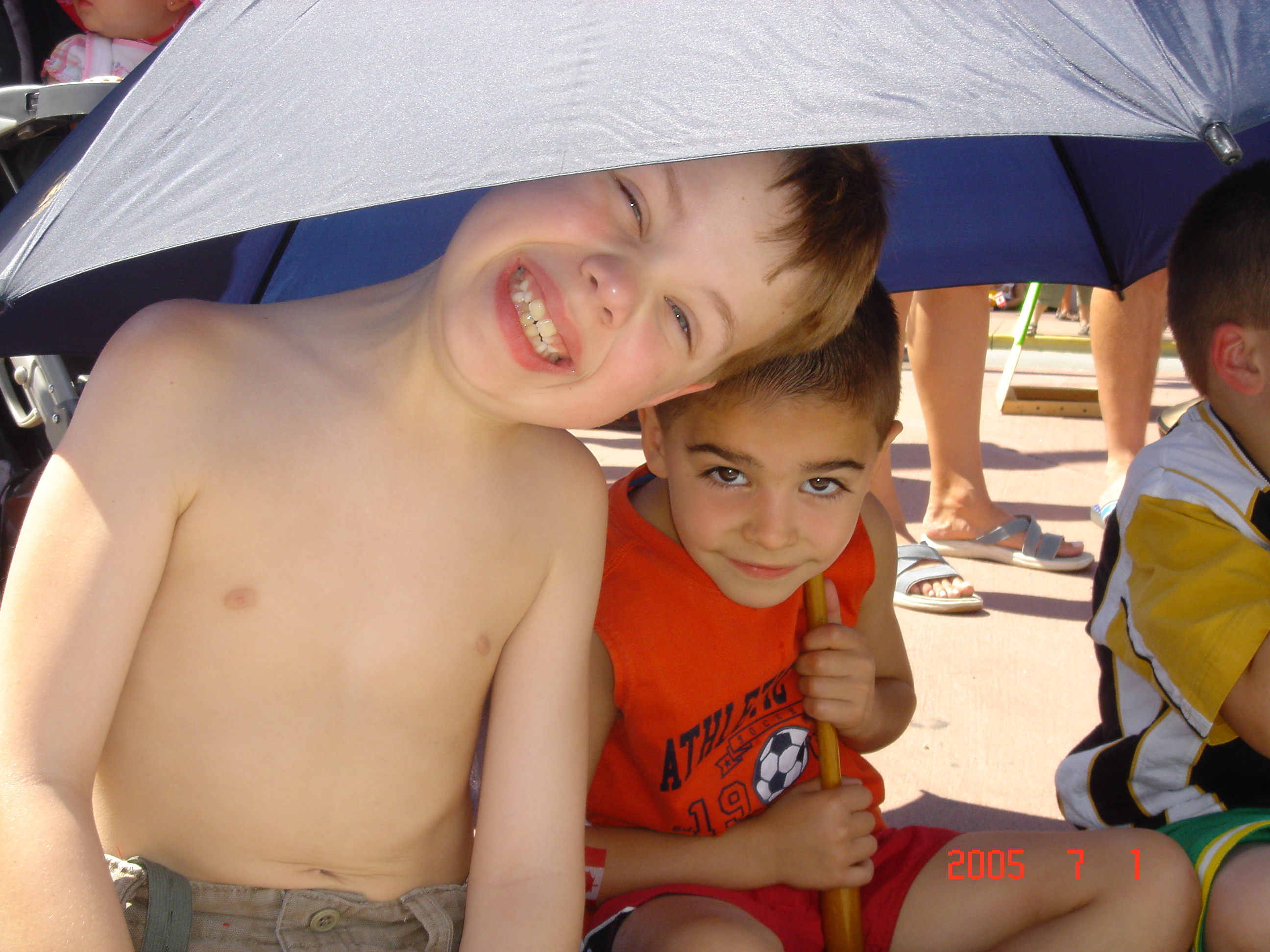 SHADE! Getting burned out here!