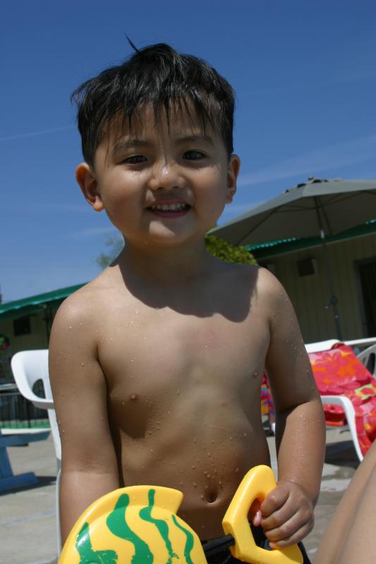 Be afraid! It's the fish squirt gun man and he's on a mission to get you wet!