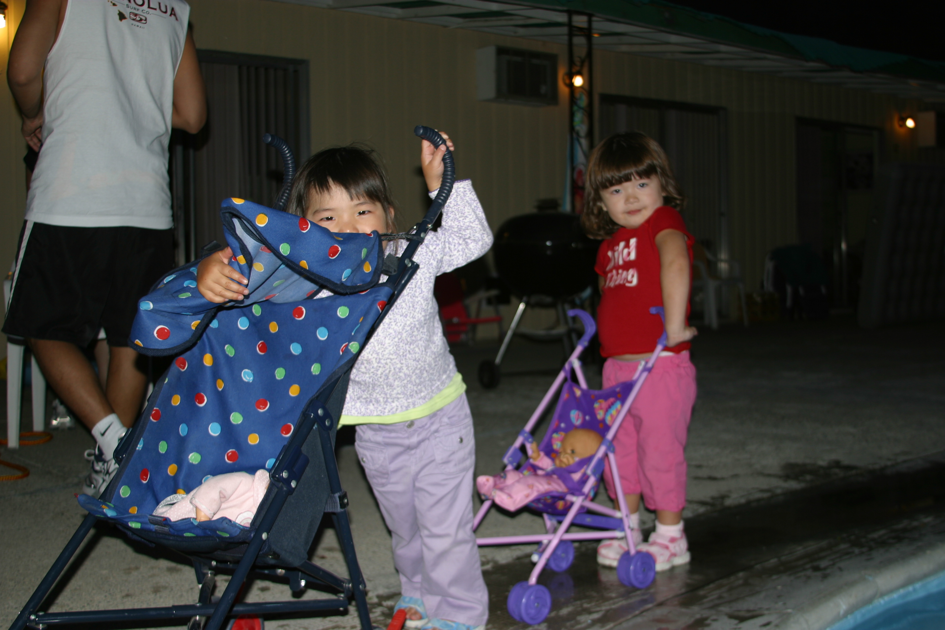 Babes walking their babies