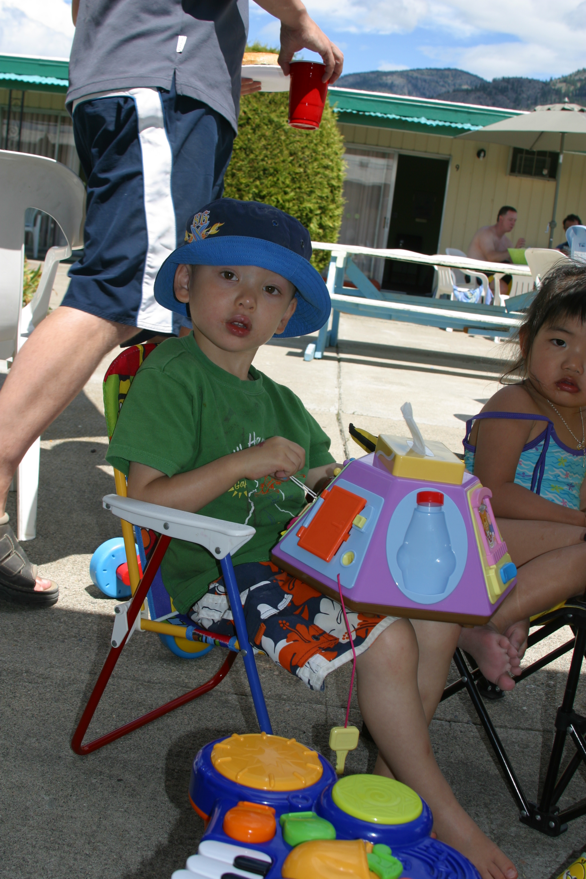 Matthew on percussion