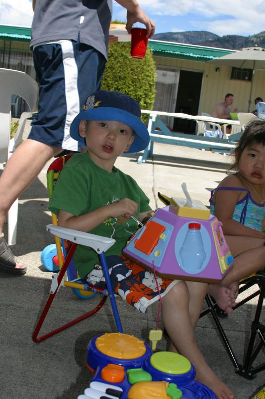 Matthew on percussion