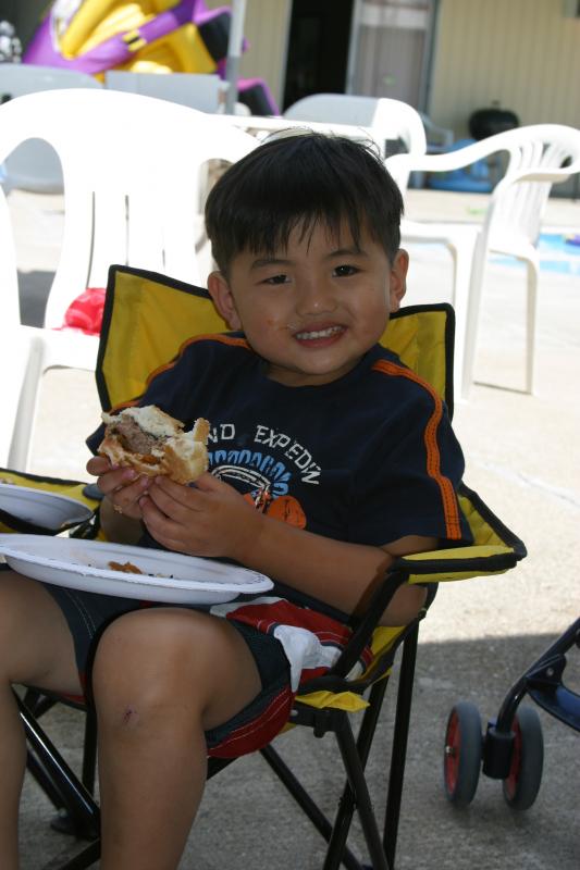 Cameron on hamburgers