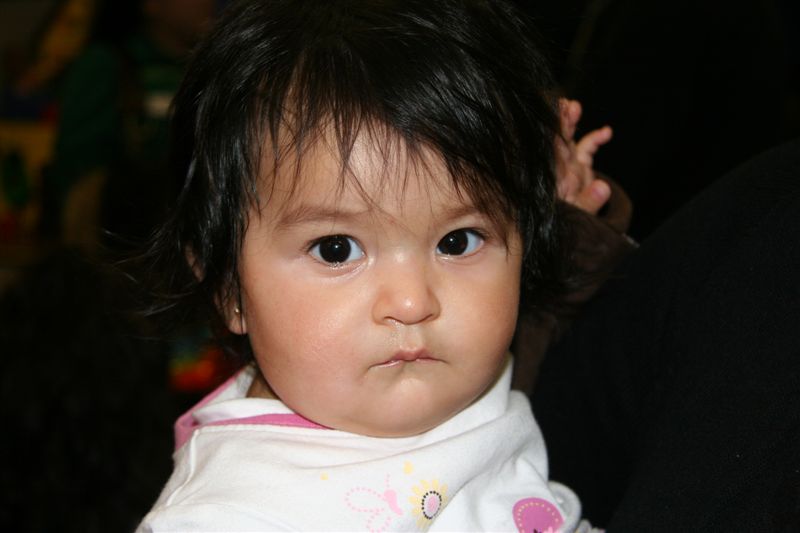 Not! It's Ariana. The most contented baby!