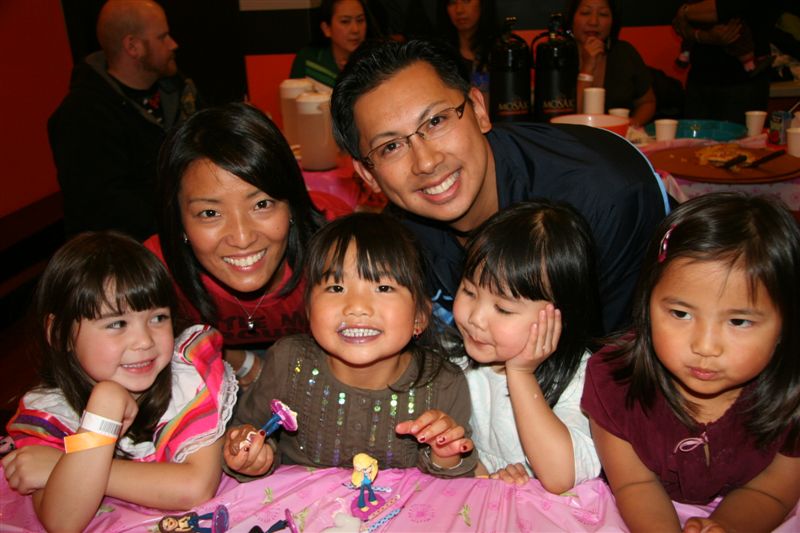 Mom and Dad shot with birthday girl