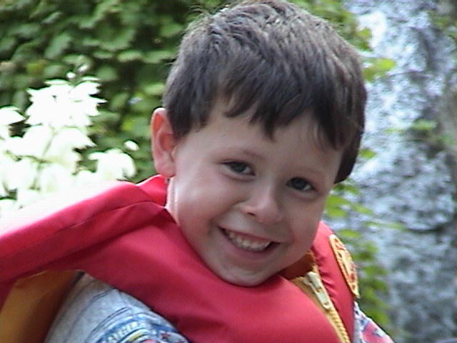 Special K, on the way to his first kneeboard lesson!