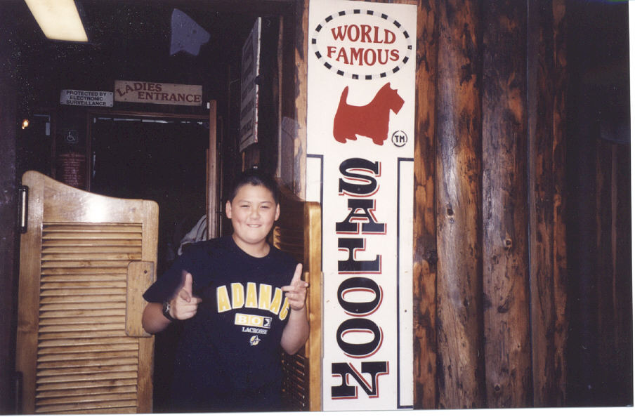 At the Red Dog Saloon
