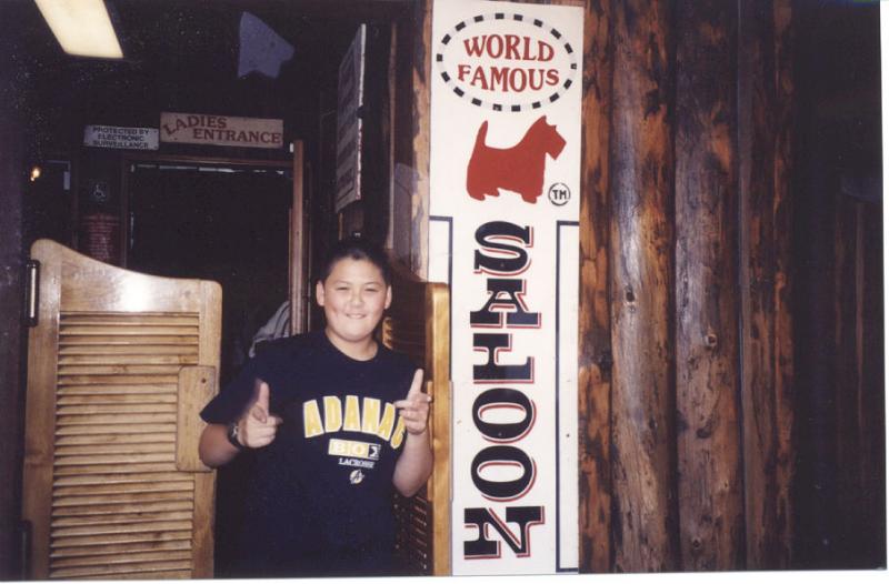 At the Red Dog Saloon