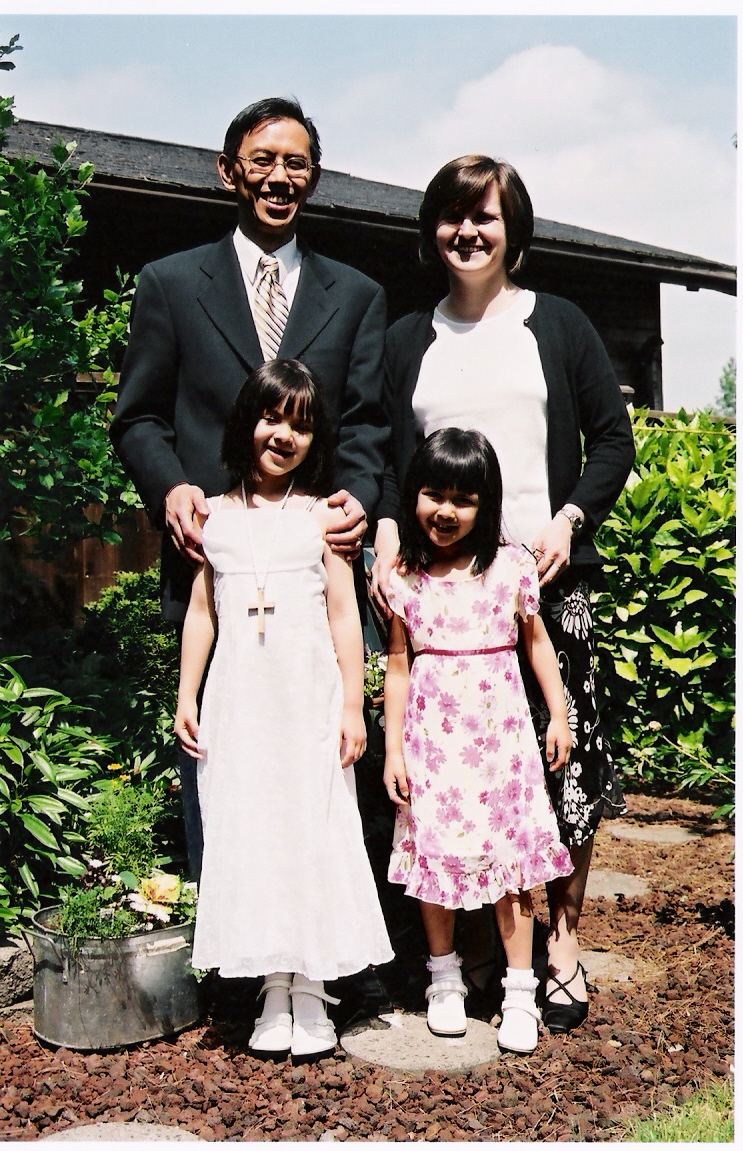 Family picture - first communion