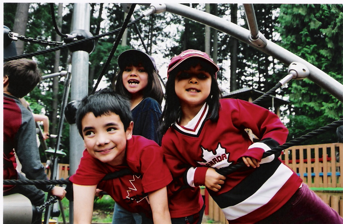 Nicco, Sarah & Clare - Canada Day