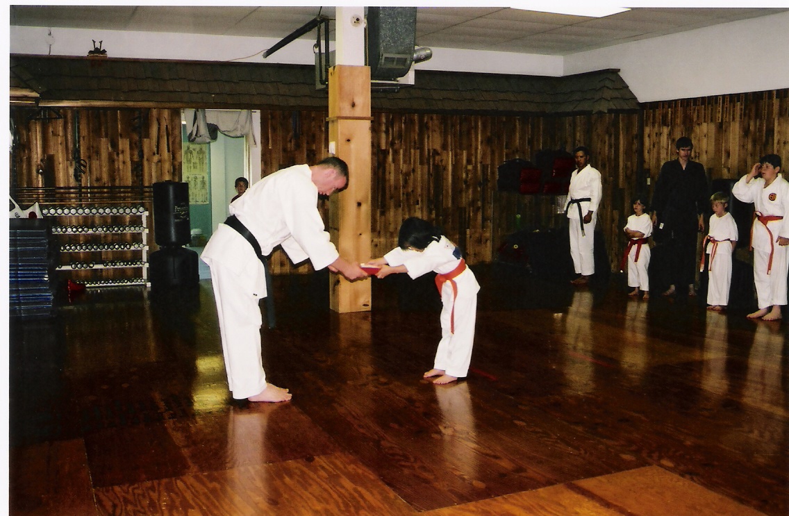 Sarah's red belt presentation
