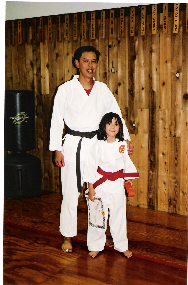 Brand New red belt. Next up green belt